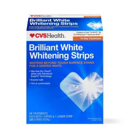 CVS Health Brilliant White Whitening Strips