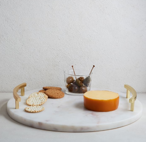 West Elm Marble Cheese Board - Home Decor Gift Ideas