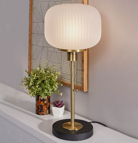 Pottery Barn Ceramic Table Lamp, Home Decor Gift