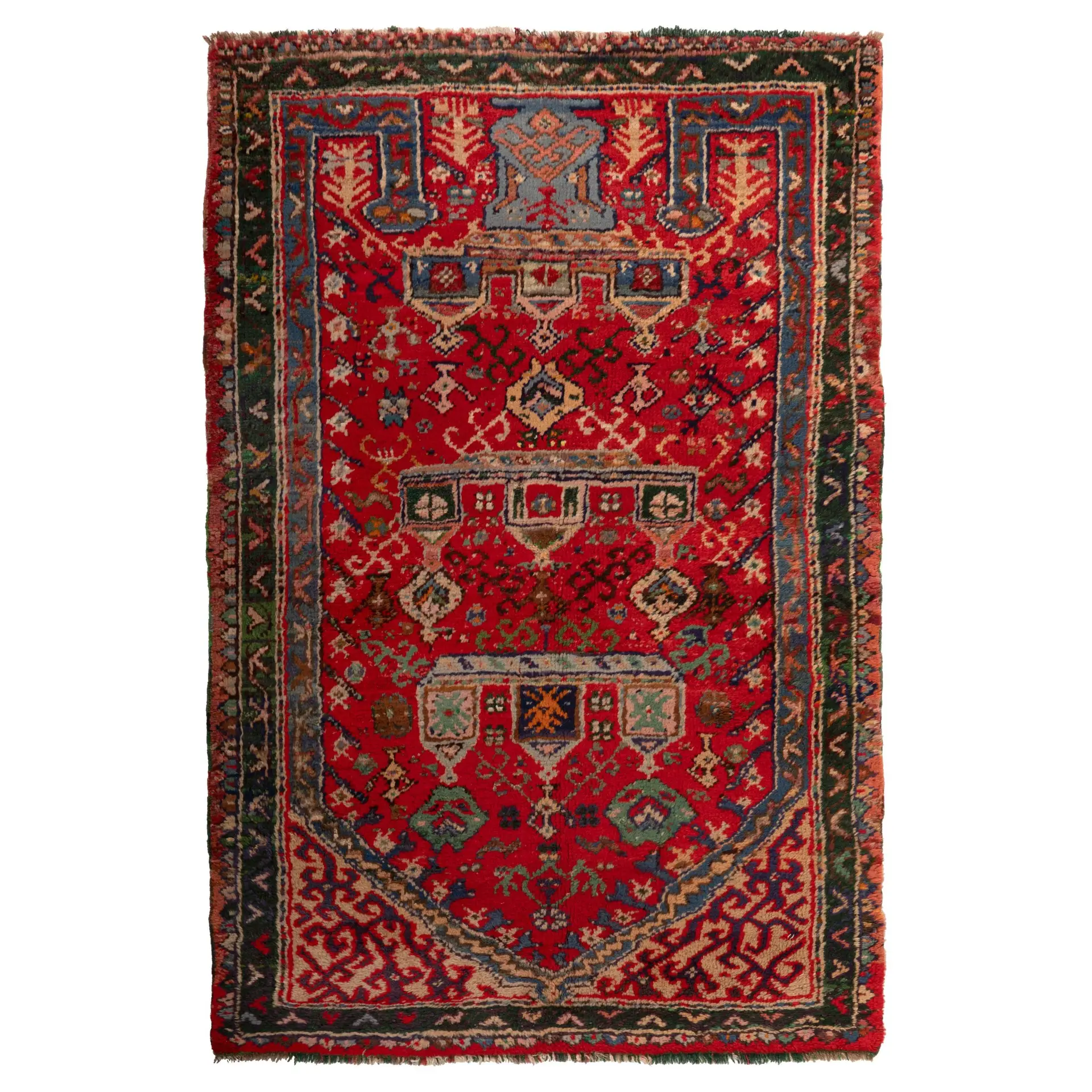 RED Traditional Wool Rug