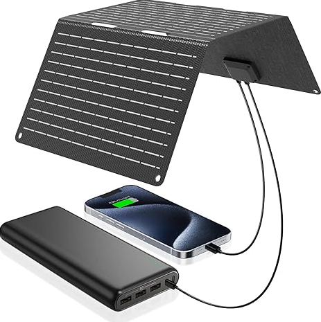 Travel Items: Solar High-Capacity Powerbank
