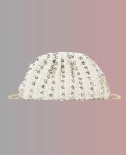 Bailey White_Crystal Dome Clutch