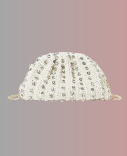 Bailey White_Crystal Dome Clutch