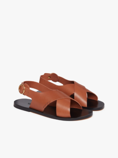 The type shoe in this image is Cross Strap Sandals.