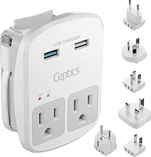 Ceptics Universal Travel Adapter Kit  
