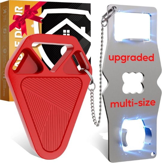 Portable Door Lock for Travel Safety