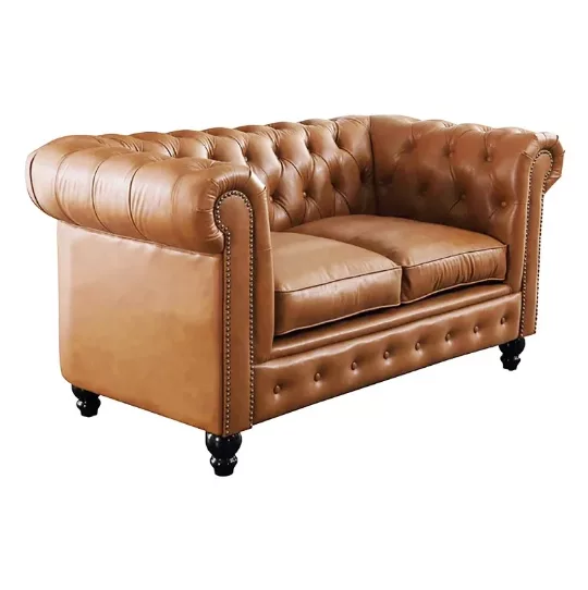 Leather Loveseat