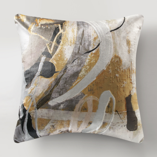 Home Decor Ideas: Brushstroke Pillow
