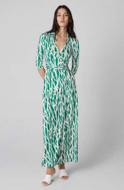 Maxi wrap dress for women as a stylish Mother’s Day gift idea